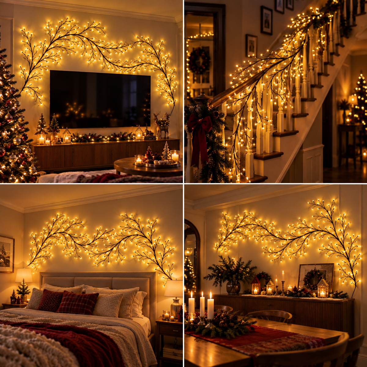 AmberVine™ | Enchanted Purple LED Branch Lights
