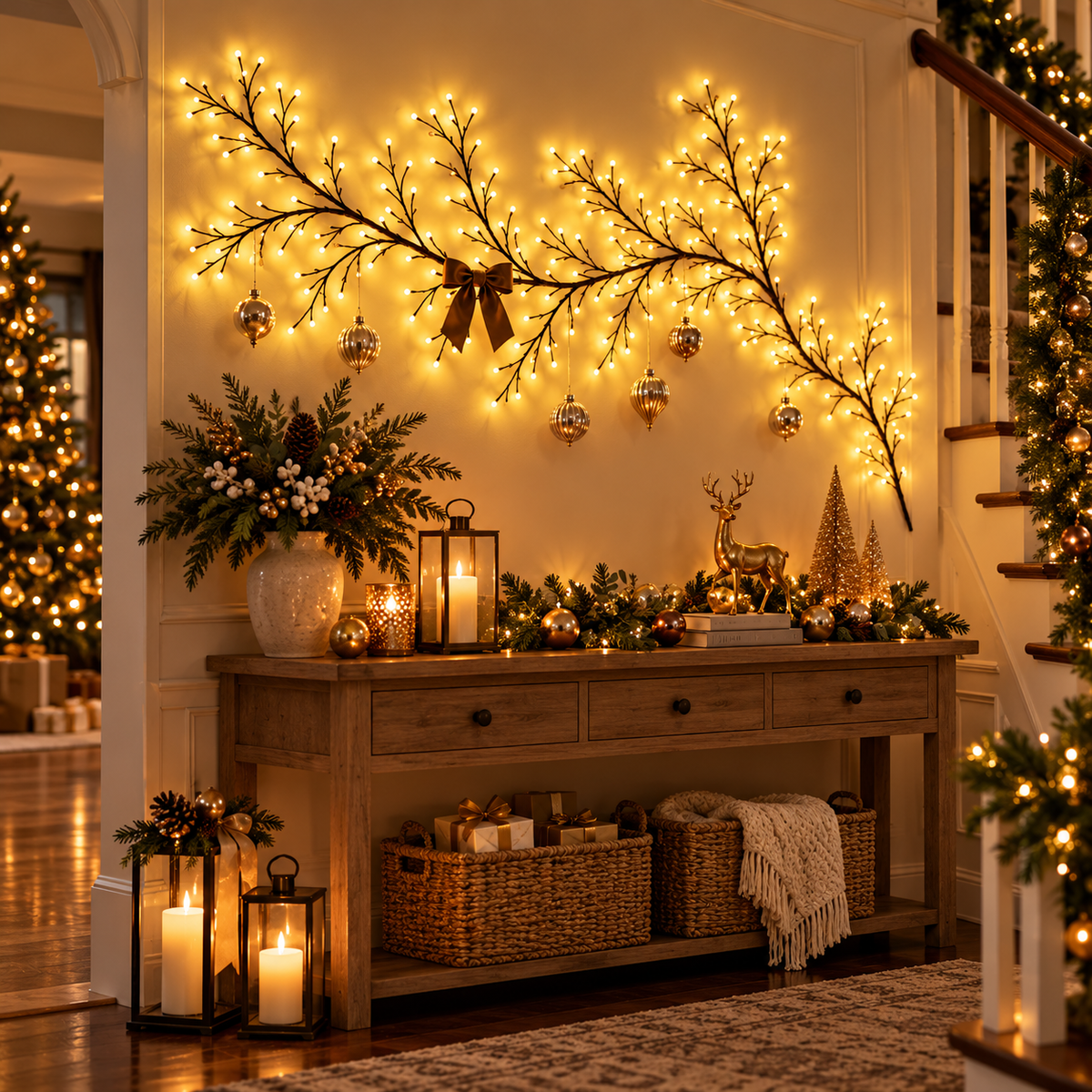 AmberVine™ | Enchanted Purple LED Branch Lights